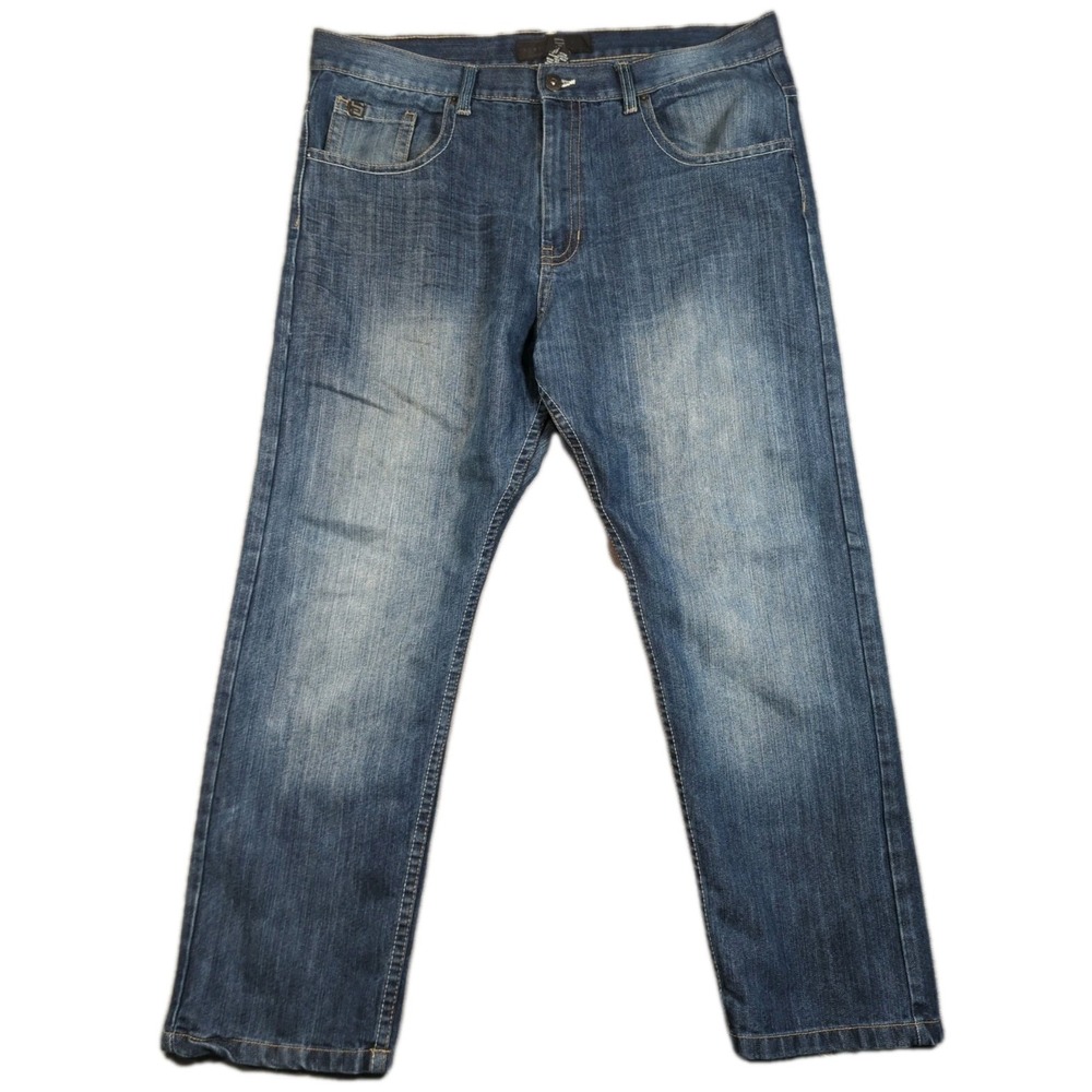 SouthPole‎ Jeans Blue Baggy Hip-Hop Y2K VTG Denim Men 42x32